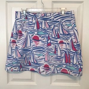 Talbots lined skort